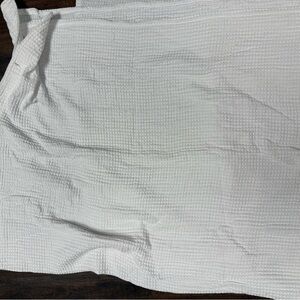 Calvin Klein White Textured Throw